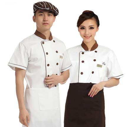 酒店廚師工作服短袖