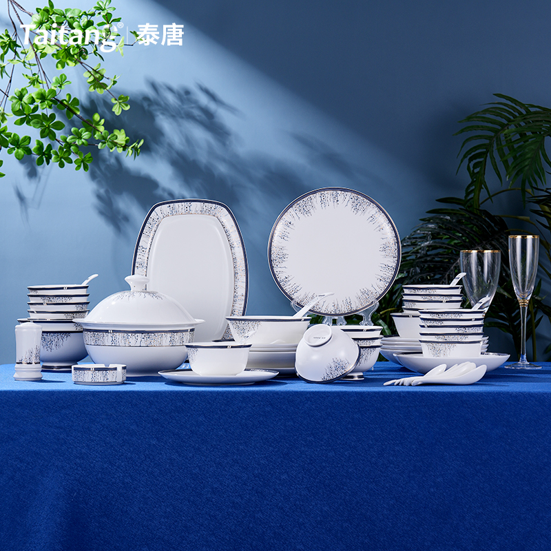 碧玉珠簾50頭餐具套裝